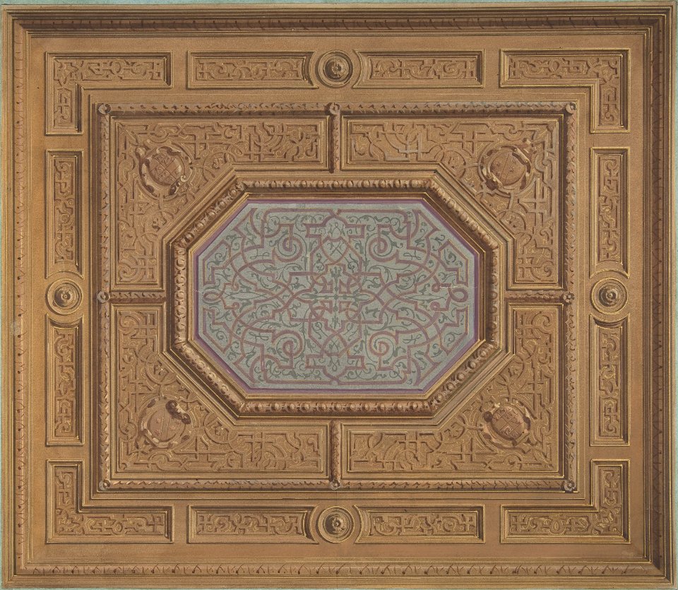 Design for Dining Room Ceiling, Neudeck MET DP807052