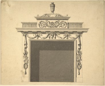 Design for Hall Chimney-piece, Charlemont House, Dublin MET DP800984