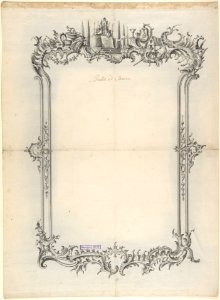 Design for Frame with Ecclesiastical Motifs MET DP804382