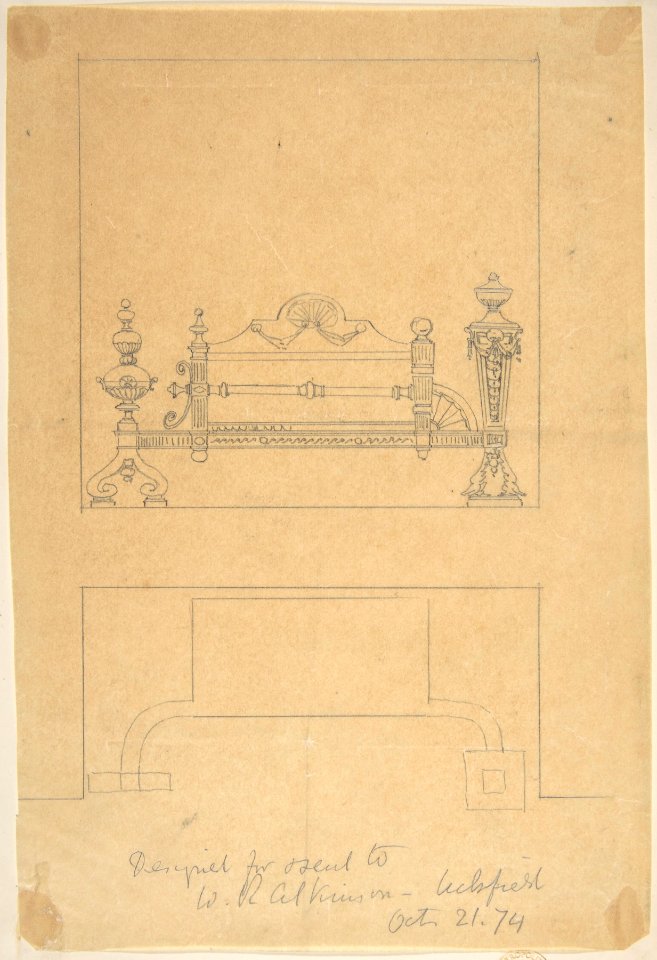 Design for Grate, with Plan MET DP806973