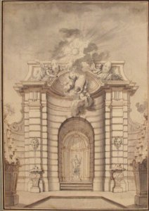 Design for Festival Architecture for an Entry into Paris for the King of Sweden, Fredrerick I of Hesse MET 1970.611.2