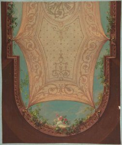 Design for Gallery Ceiling, Hôtel Cottier MET DP806893