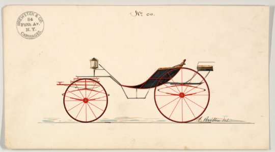 Design for George IV Phaeton, no. 00 MET DP877245