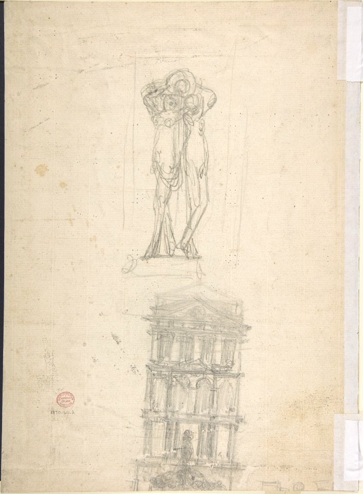 Design for Festival Architecture for an Entry into Paris for the King of Sweden, Fredrerick I of Hesse MET DP808399