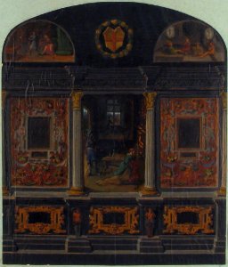 Design for painted wall decoration in the Chateau de Lude, Sarthe MET 67.827.130