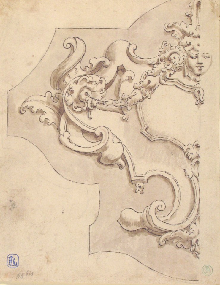 Design for Half Cartouche with Mask MET 49.63.298