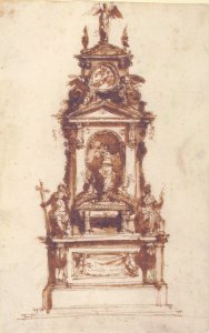 Design for an Altar Erected for the Holy Week MET 52.570.336
