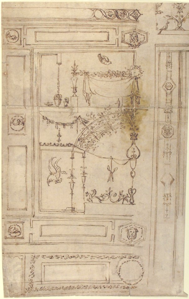 Design for Grotesque Wall Decoration MET 62.517.3
