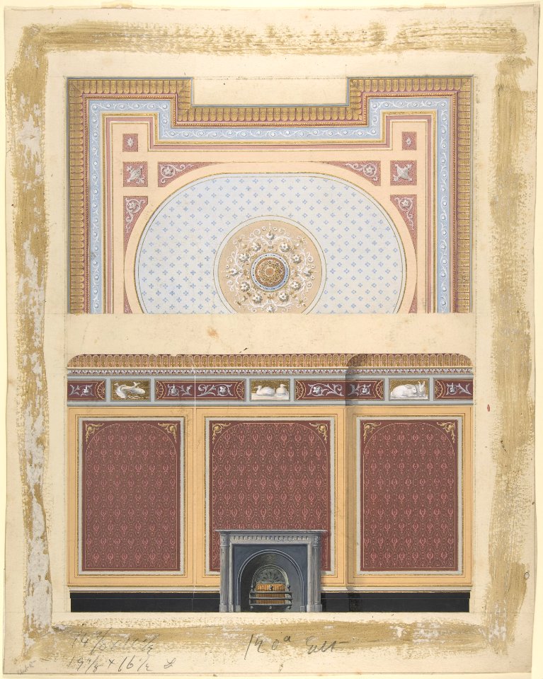 Design for Fireplace Wall and Ceiling MET DP806266