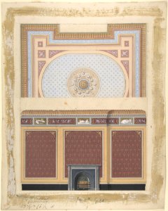 Design for Fireplace Wall and Ceiling MET DP806266