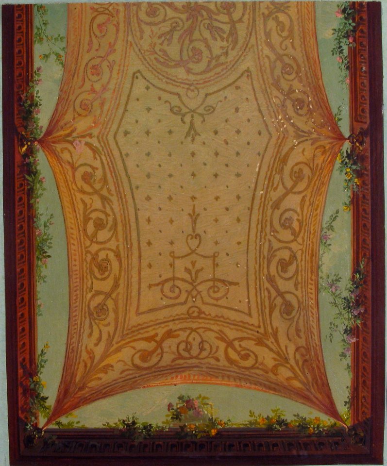Design for Gallery Ceiling, Hôtel Cottier MET 67.827.2a