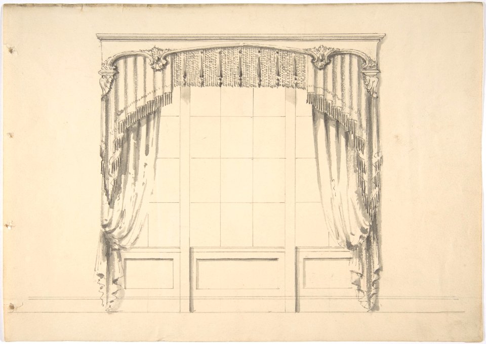 Design for Fringed Curtains MET DP807350