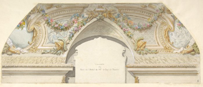 Design for Hôtel de Trevise, Paris MET DP811114