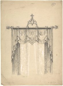Design for Gothic Curtains and Curtain Rod MET DP804606