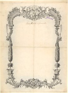 Design for Frame with Trees and Trellises MET DP804384