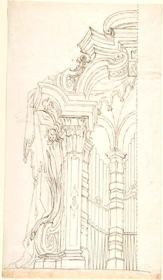 Design for One Half of the Apsidal Space Enclosing an Organ MET DP803344