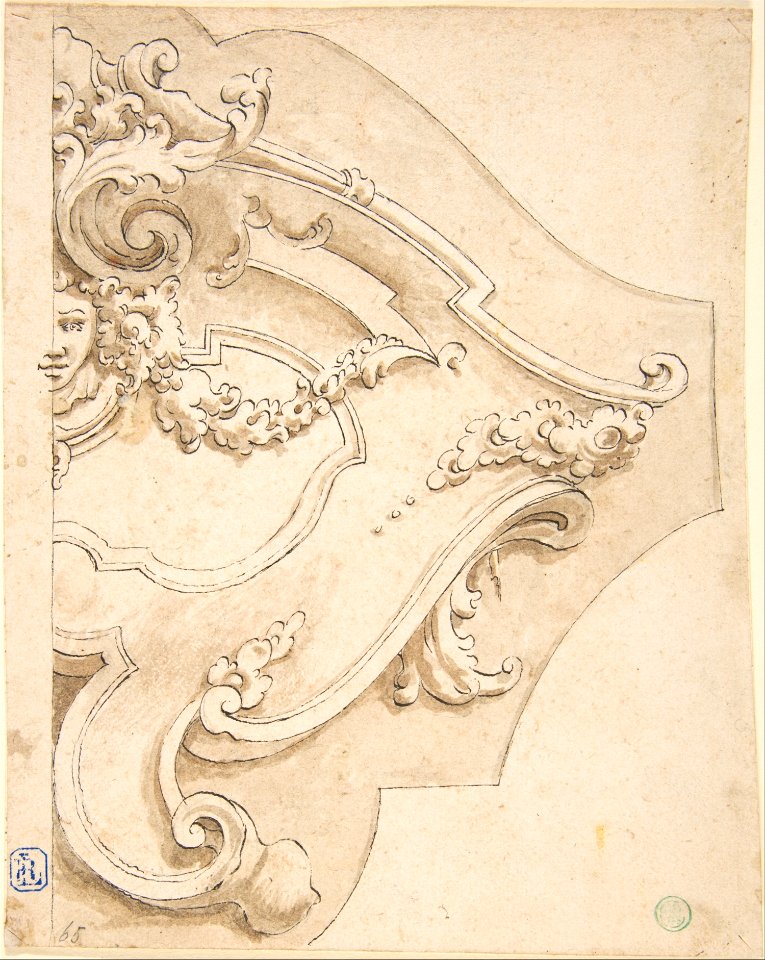 Design for Half Cartouche with Mask MET DP812132