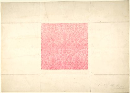Design for Ornament, possibly Flocked Wallpaper MET DP806274