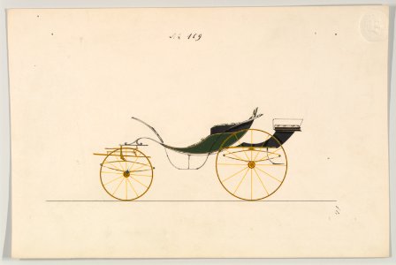 Design for Pony Phaeton, no. 109 MET DP877246