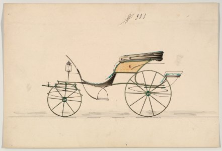 Design for Pony (Peter's) Phaeton, no. 901 MET DP877238