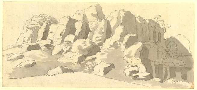 Design for Rock-work at Virginia Water, Windsor Great Park MET DP821084