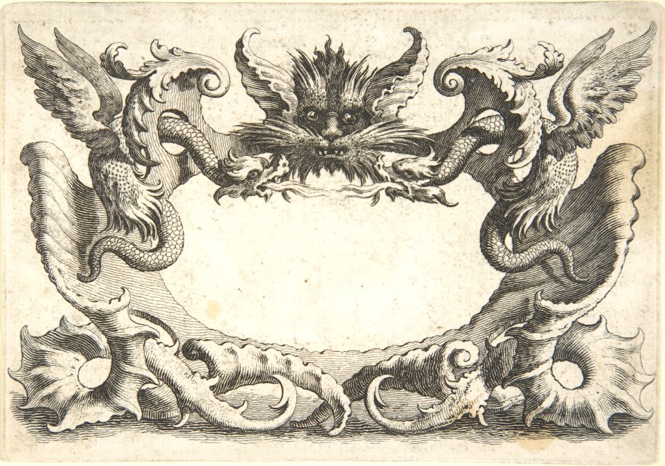 Design for ornamental cartouche MET DP805604