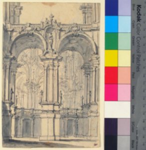 Design for Stage Set MET 1974.606.11 RECTO