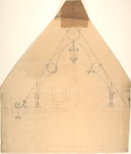 Design for Metalwork Supporting Church Ceiling and Suspended Lantern MET DP806678