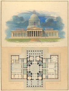 Design for the Capitol of Ohio, Columbus MET DP854638