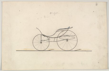 Design for Pony Phaeton, no. 670 MET DP877254