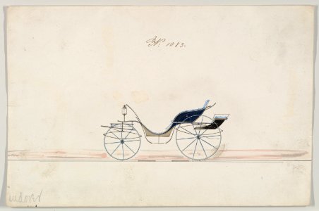 Design for Pony Phaeton, no. 1083 MET DP877224
