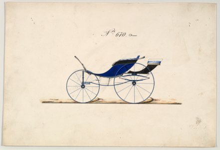 Design for Pony Phaeton, no. 670a MET DP877255