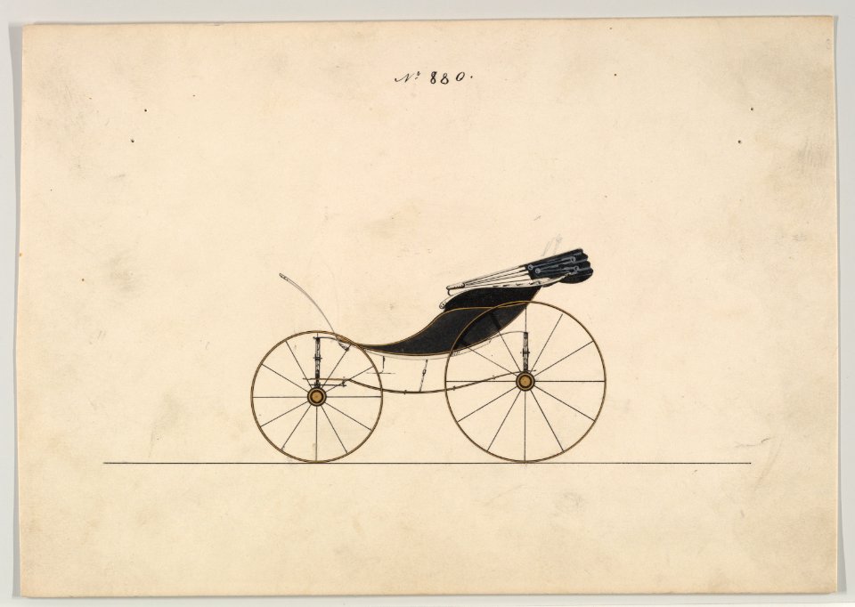 Design for Round Body Phaeton, no. 880 MET DP877237