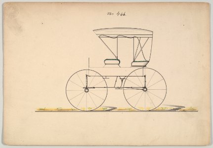 Design for Square Box Wagon, no. 466 MET DP877283