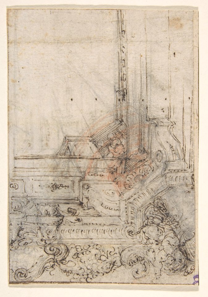 Design for the Corner of a Decorated Ceiling MET DP810683