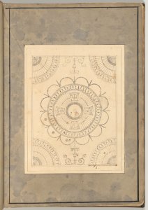 Design for the Ceiling of the Supper Room at Curraghmore, County Waterford, Ireland MET DP-13572-001