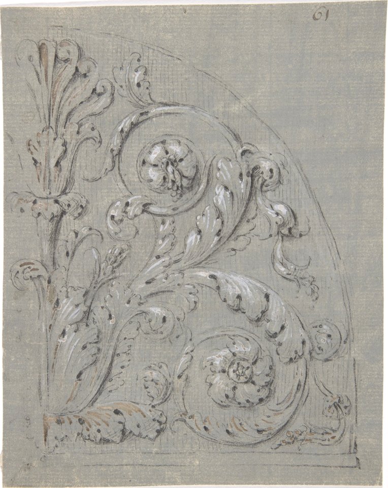 Design for Sculpted Ornament MET DP809217