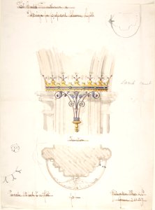 Design for Proposed Column Lights, St. Jude's Church, Southsea MET DP806673
