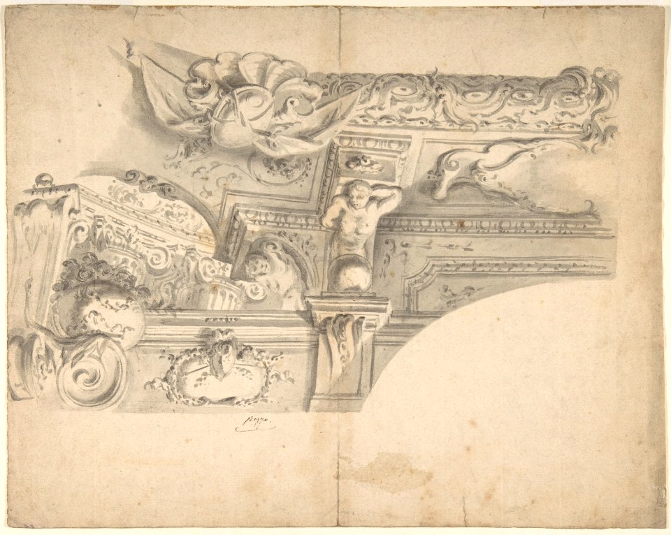 Design for the Decoration of a Cornice MET DP803211