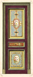 Design for the decoration of a door with Chinese motifs MET DP811558