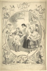 Design for the Cover of a Magazine, Valentine's Day Issue MET DP806087
