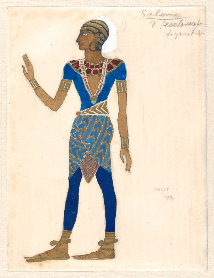 Design for the Costume of a Slave, for the Ballet 'La Tragédie de Salomé' MET DP859236