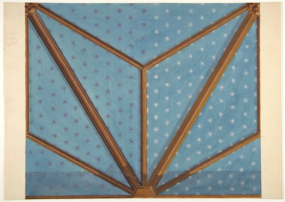 Design for the decoration of a ceiling MET DP811209