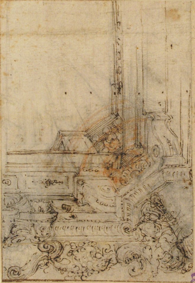 Design for the Corner of a Decorated Ceiling MET 52.570.43