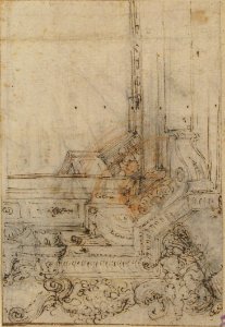 Design for the Corner of a Decorated Ceiling MET 52.570.43