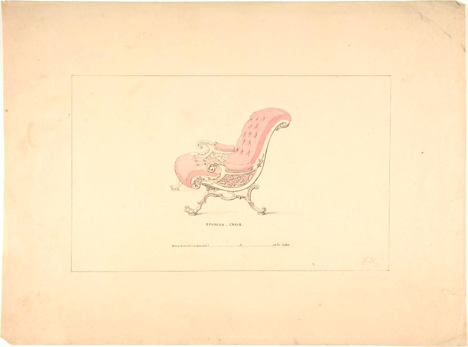 Design for Spanish Chair MET DP805883