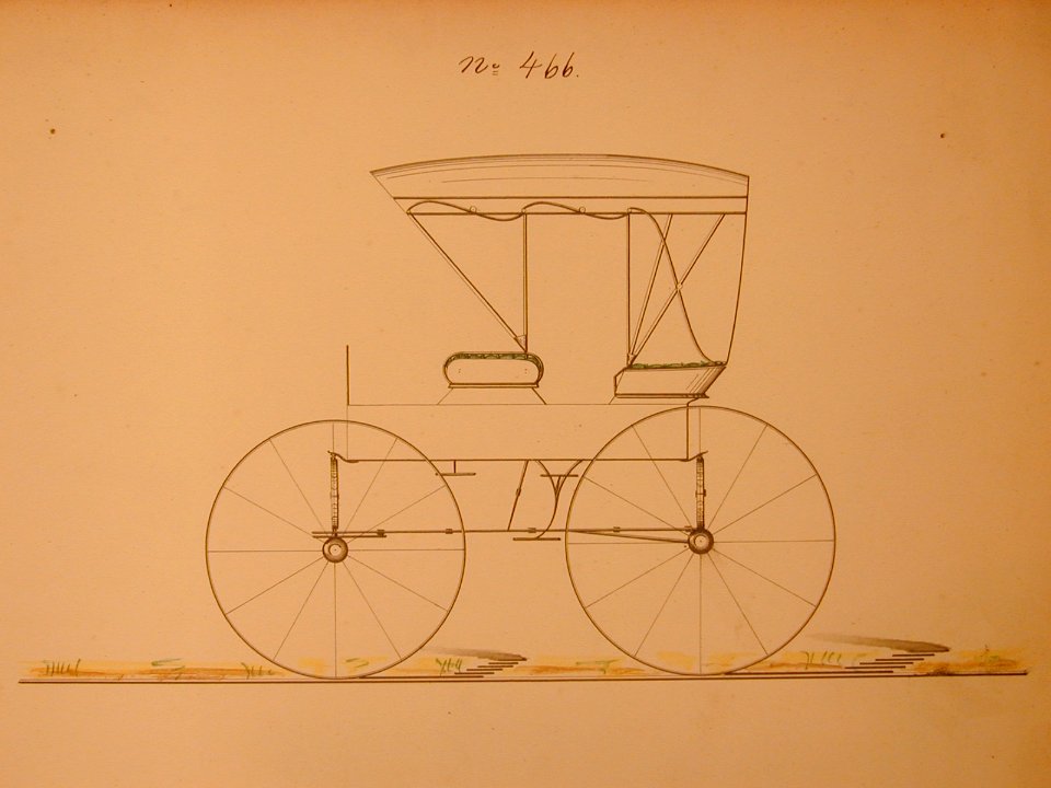 Design for Square Box Wagon, no. 466 MET 23.112.1972