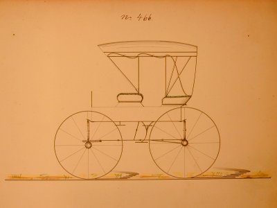 Design for Square Box Wagon, no. 466 MET 23.112.1972