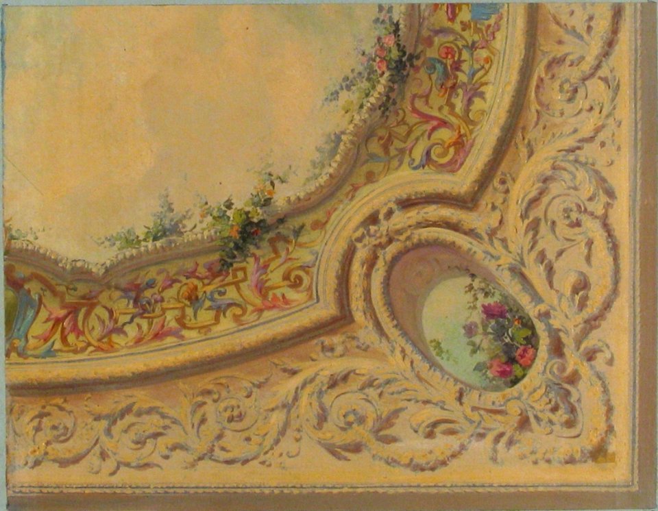 Design for the decoration of a ceiling in the house of Baron Malet, Jouy-en-Josas (Seine et Gise) MET 67.827.168