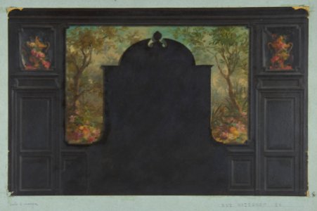 Design for the decoration of the dining room, 20 rue Matignon MET DP811133